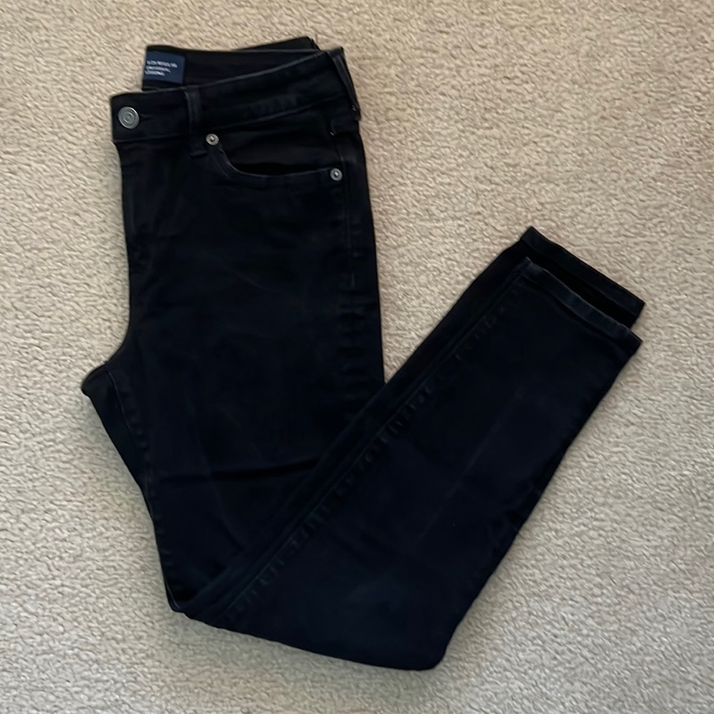 Gap black legging jeans size 8